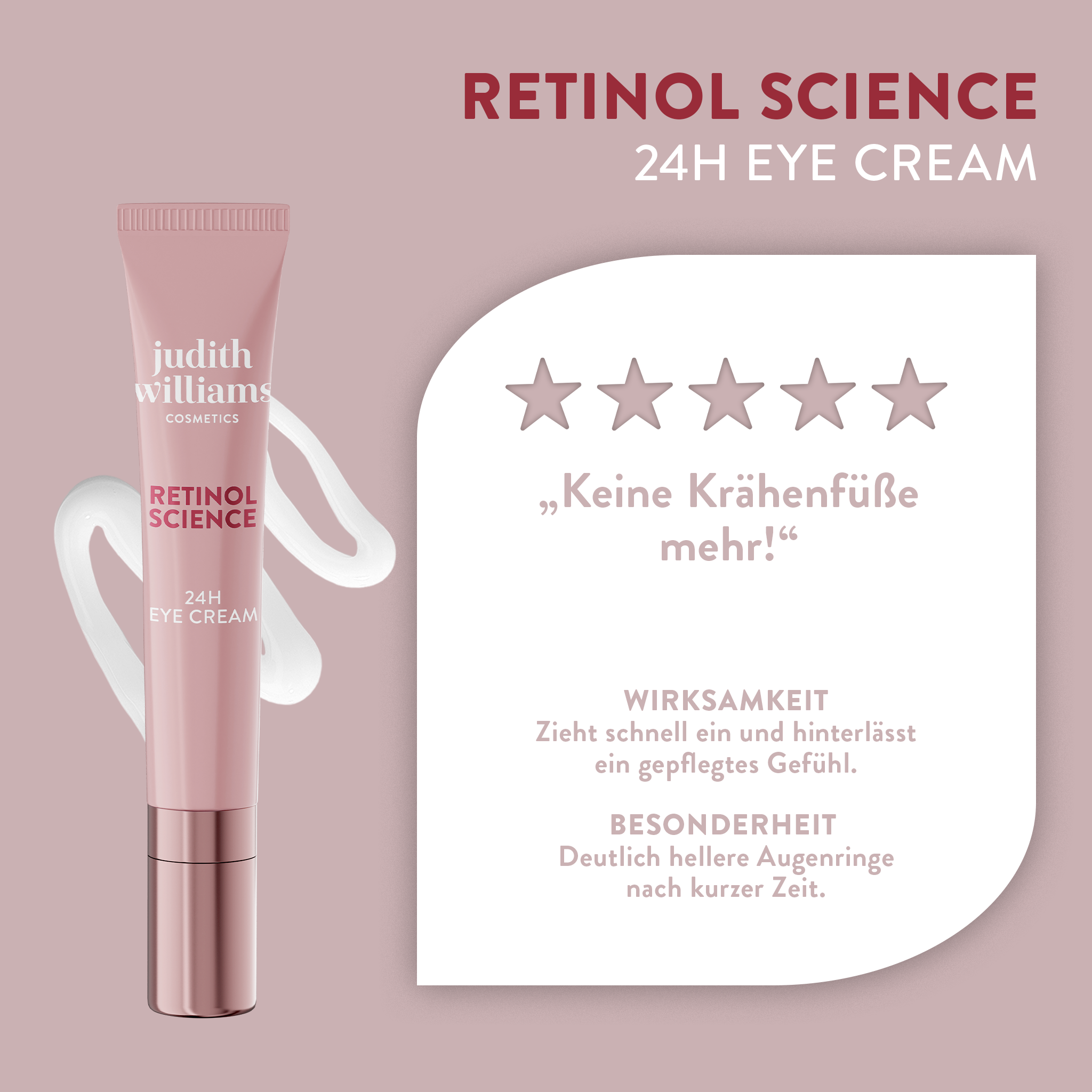 Augencreme | Retinol Science | 24H Eye Cream | Judith Williams