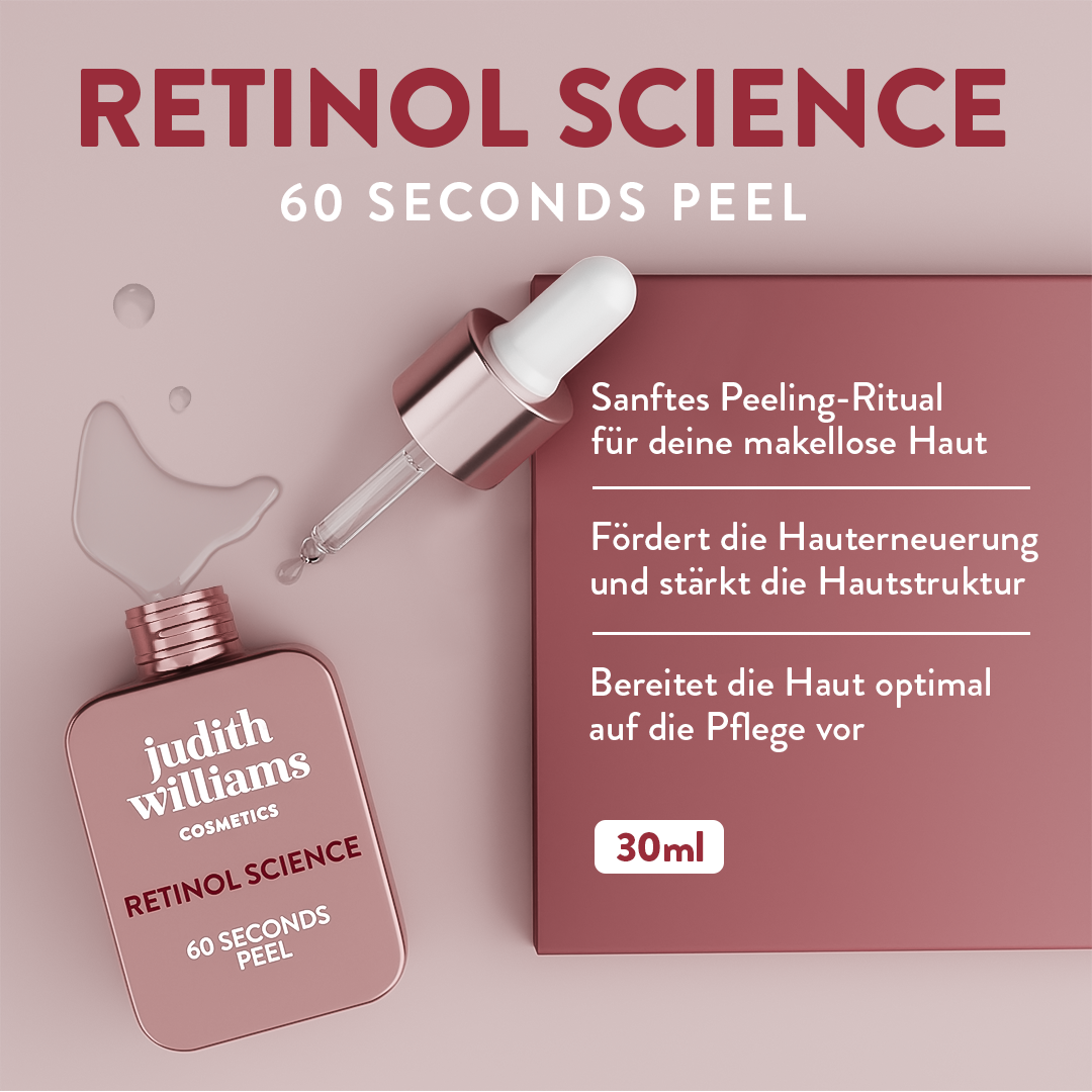 Peeling | Retinol Science | 60 Seconds Peel | Judith Williams