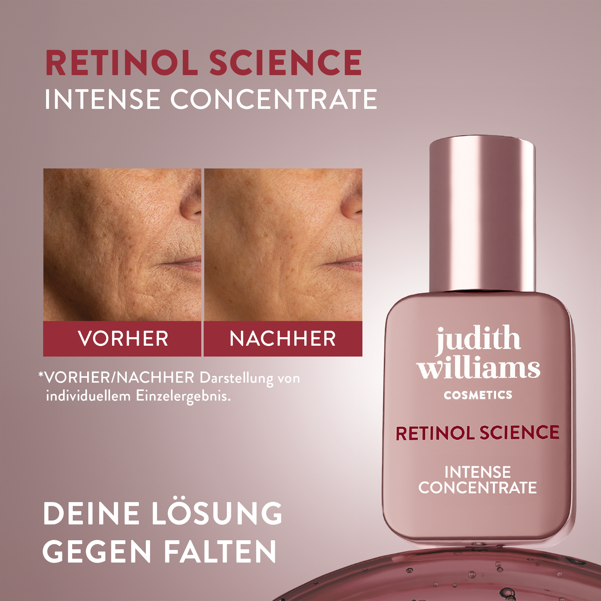 Gesichtskonzentrat | Retinol Science | Intense Concentrate | Judith Williams