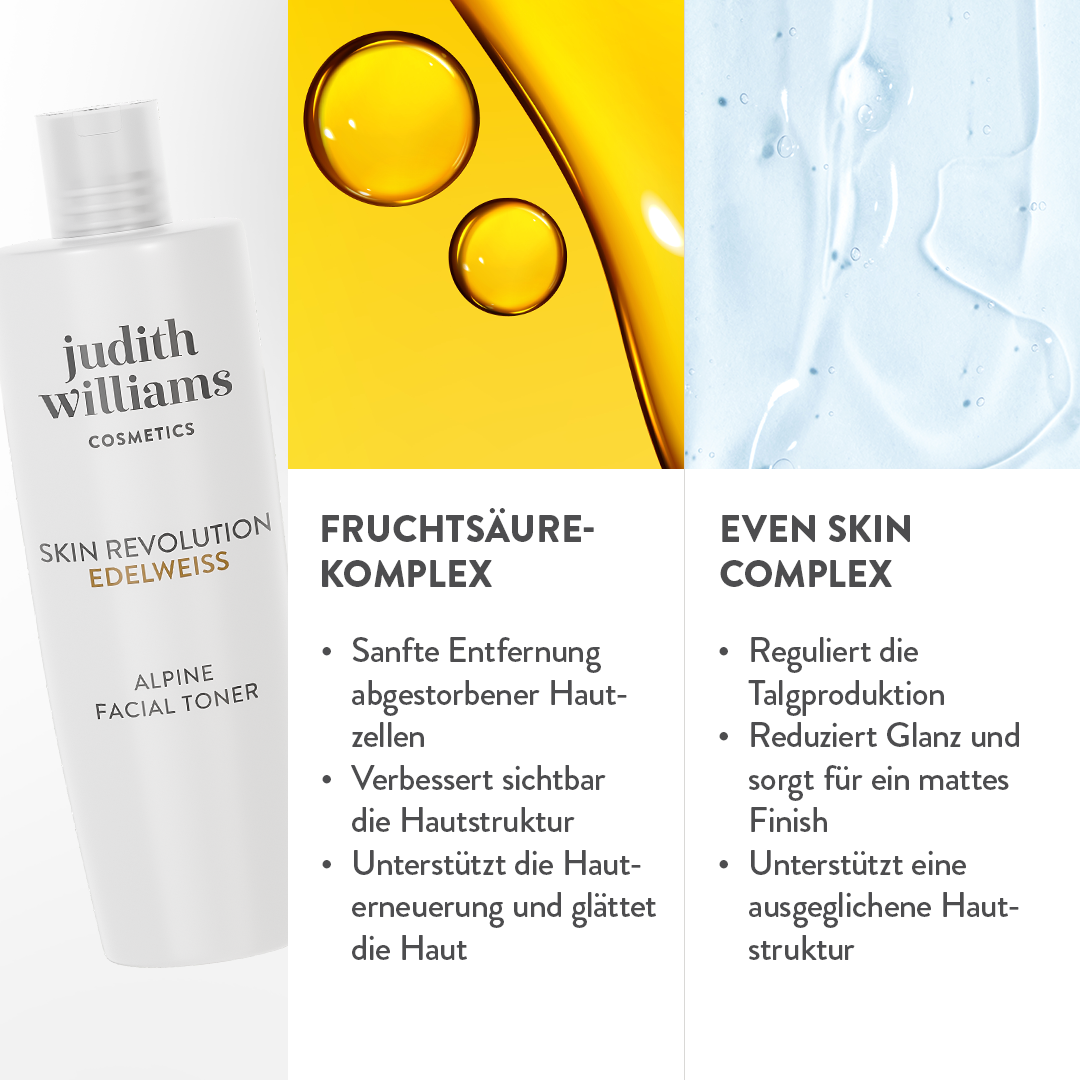 Gesichtswasser | Skin Revolution Edelweiss | Alpine Facial Toner | Judith Williams